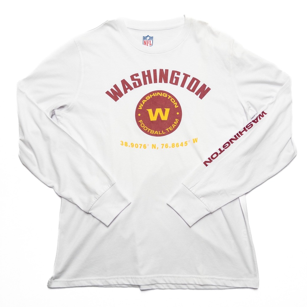 NFL Washington Football‎ Team Long Sleeve Shirt Mens L White GIII